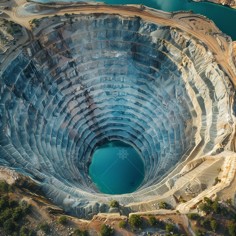 Diamond Mine Aerial View - A51014