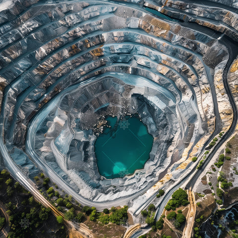 Diamond Mine Aerial View - A51015