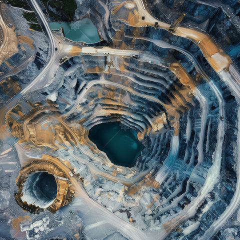Diamond Mine Aerial View - A51016