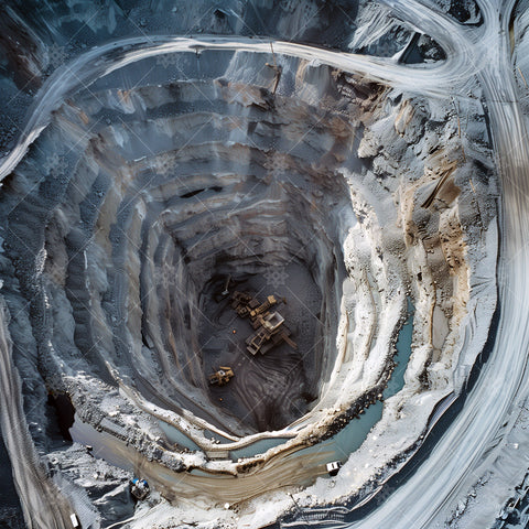 Diamond Mine Aerial View - A51017