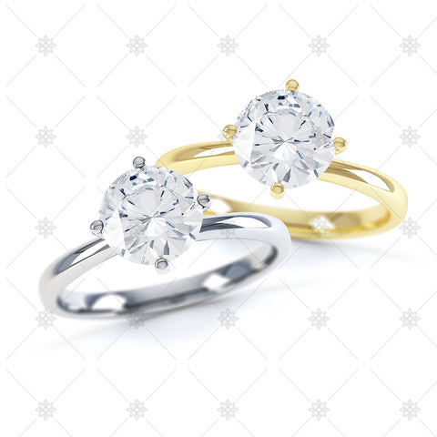 Round 4 Claw Engagement Rings - 3001