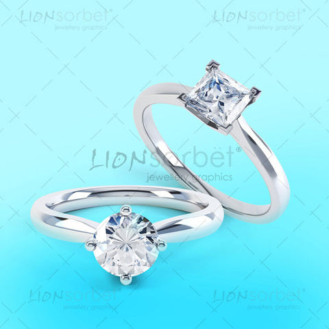 Image of a set of Diamond Rings