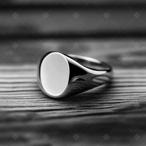 Gold Mens Signet Ring - AI1060