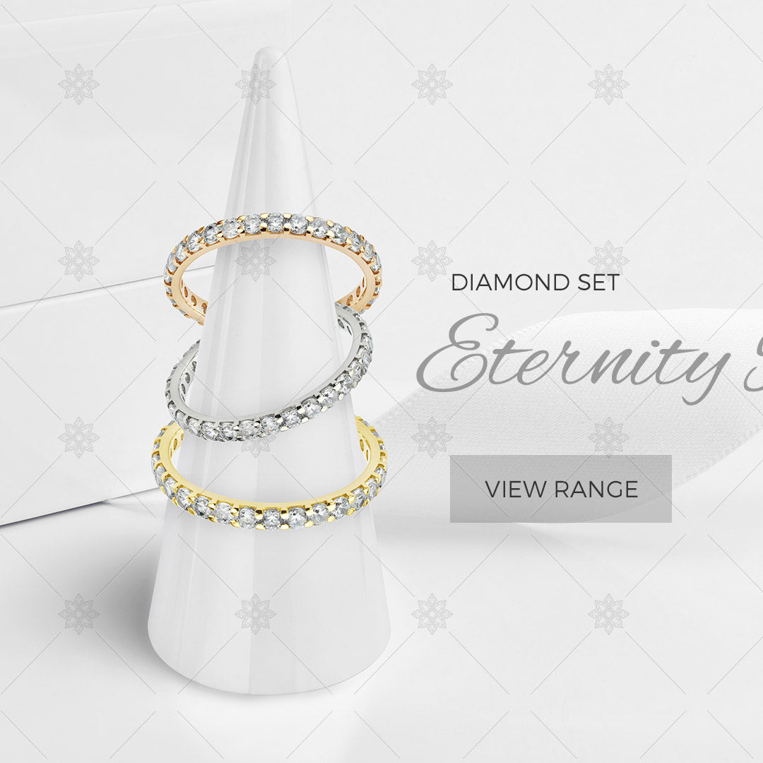 Diamond Eternity Rings website banner - B1006