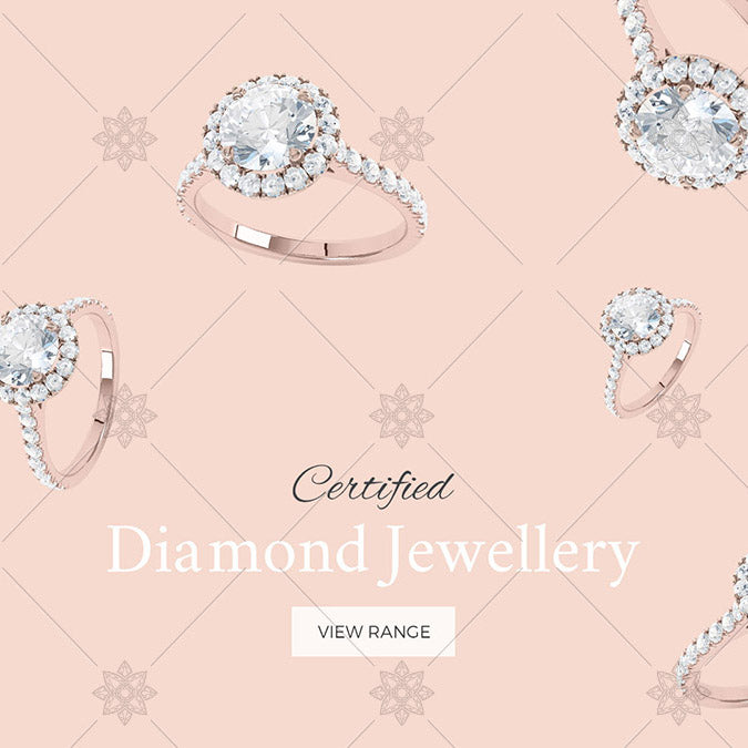 Halo Diamond Rings website Banner - B1012