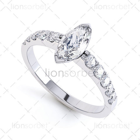 CM7-SL28 Diamond Set Shoulders