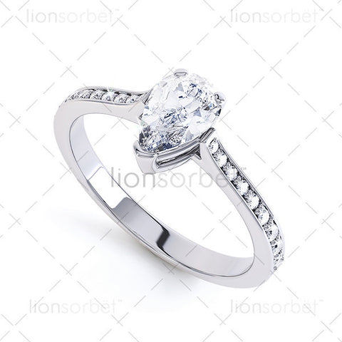 CP2-SL25 Diamond Set Shoulders