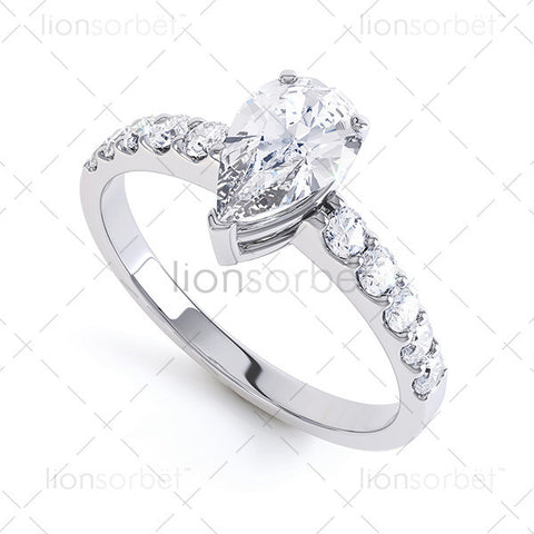 CP2-SL28 Diamond Set Shoulders