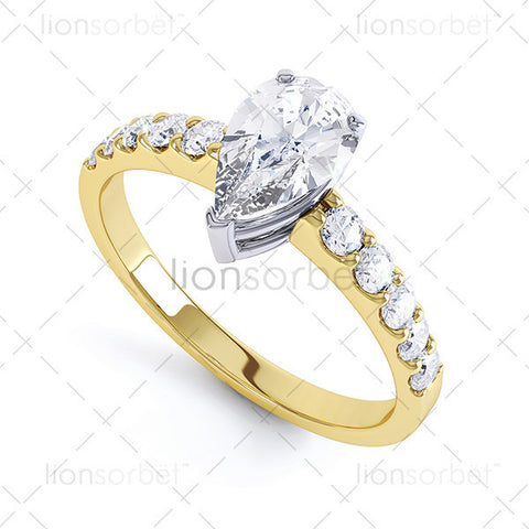 CP2-SL28 Diamond Set Shoulders