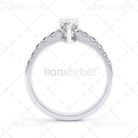 CP2-SL28 Diamond Set Shoulders
