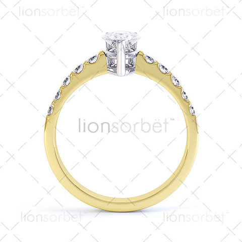 CP2-SL28 Diamond Set Shoulders