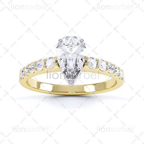 CP2-SL28 Diamond Set Shoulders