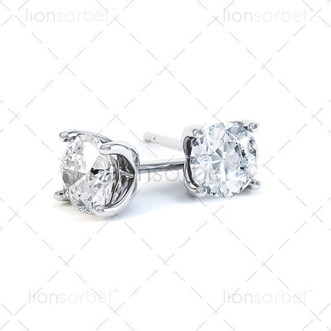 ERG241 Round Stud Earring