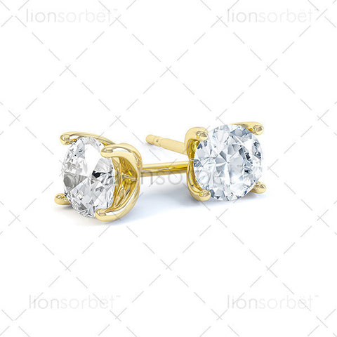 ERG241 Round Stud Earring