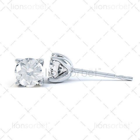 ERG241 Round Stud Earring