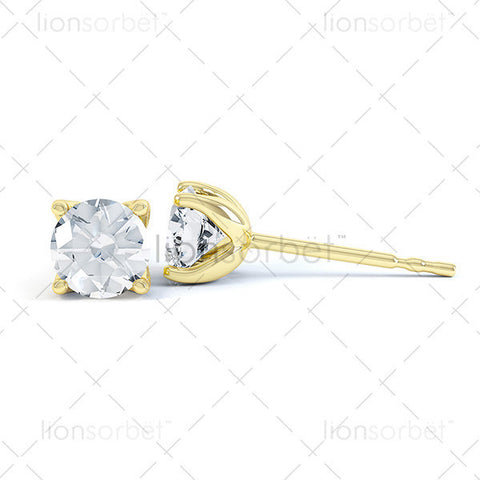 ERG241 Round Stud Earring