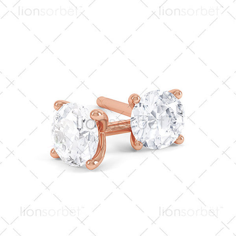 ERG137 Domino Stud Earring