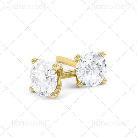ERG137 Domino Stud Earring