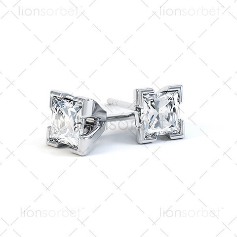 EXH Square Stud Earring