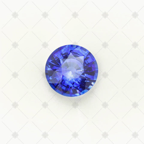 Round Brilliant cut Blue Sapphire - GS1006