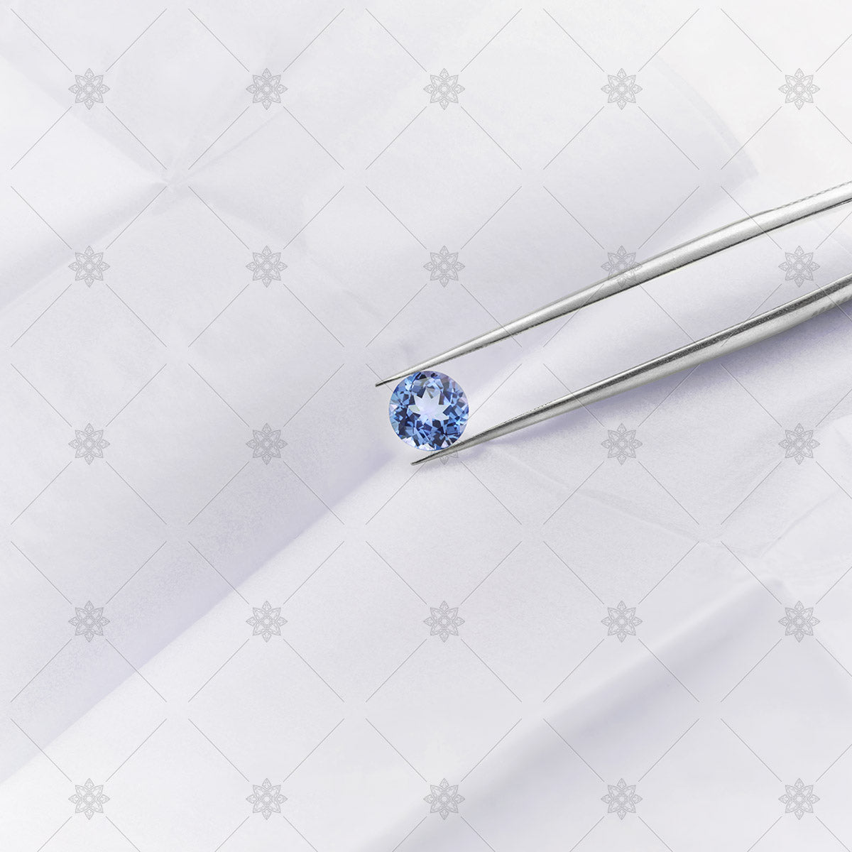 Round Tanzanite in a parcel - GS1009