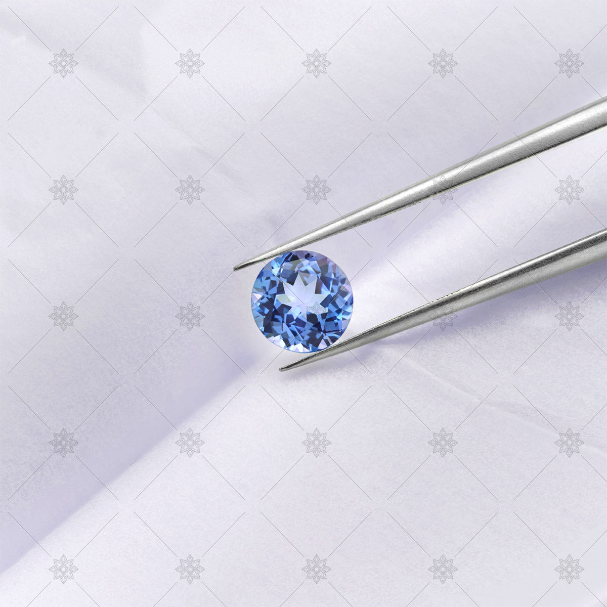 Round Tanzanite in a parcel - GS1010