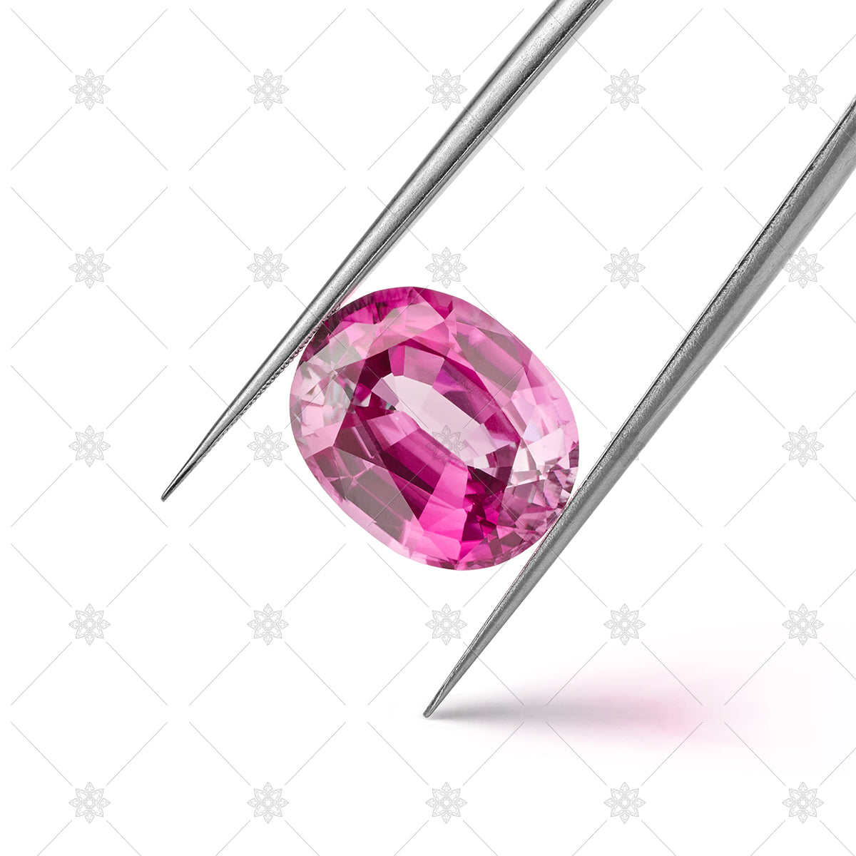 Pink Diamond in tweezers - GS1012
