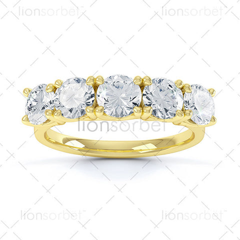 Domino HET1002 5 Stone Ring