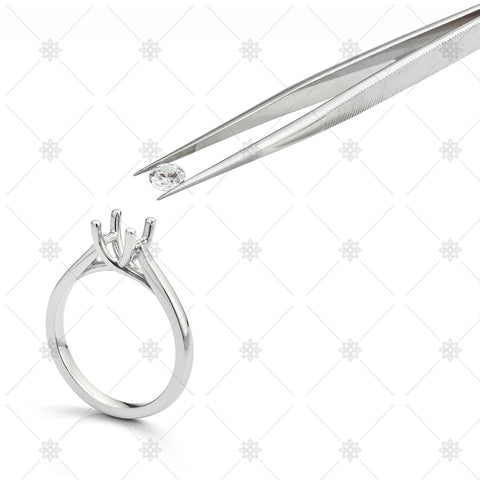 Diamond Ring mount with tweezers- JG4001