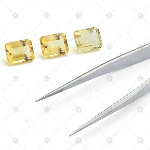 Citrine Gemstones with Tweezers - JG4009