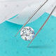 Solitaire Diamond in Tweezers on Tiffany Blue Background - JG4018