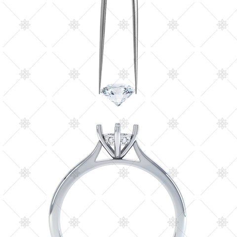 Ring Mount and Unset Diamond - JG4039