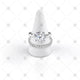 Solitaire Engagement Ring and Diamond Band  - JG5103