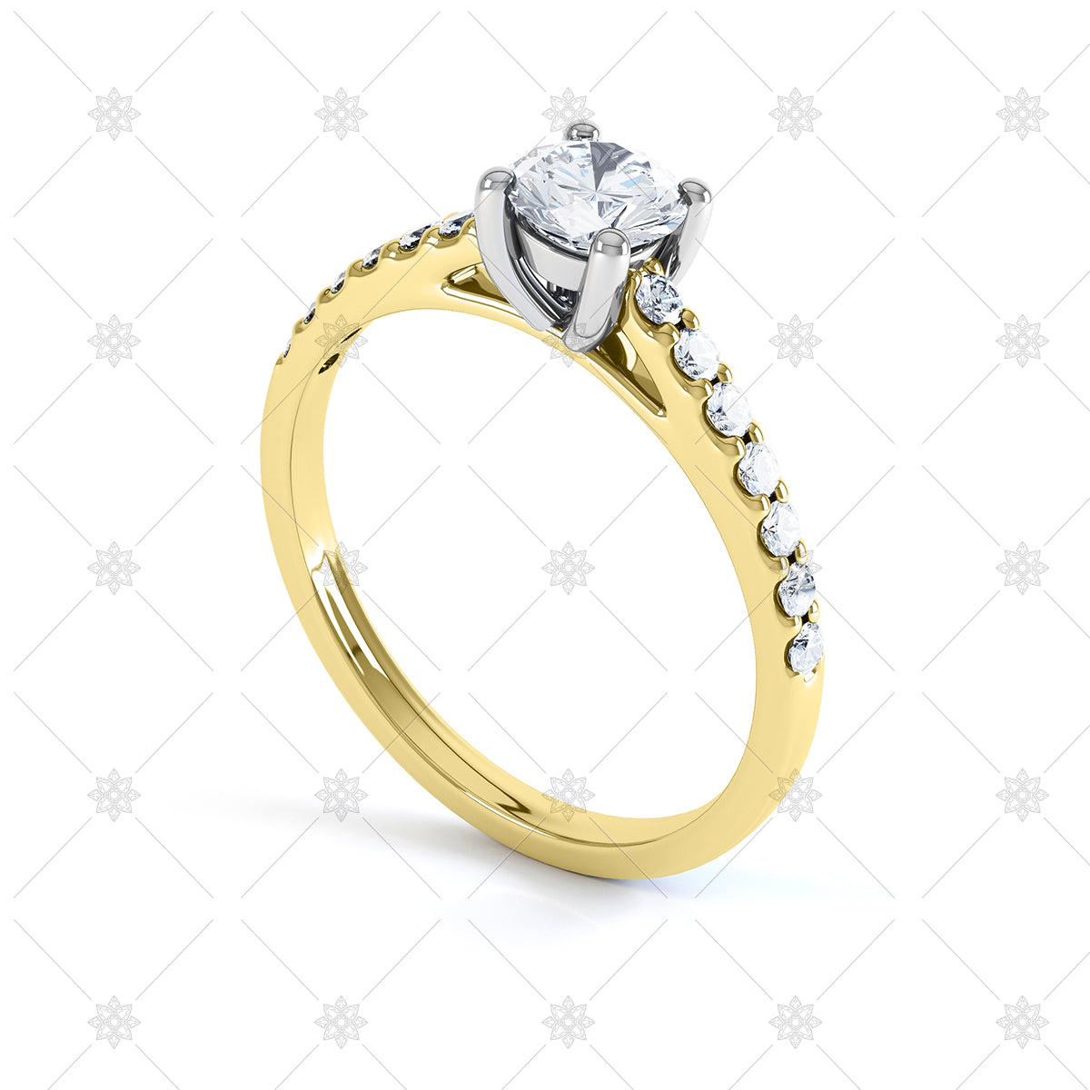 Diamond Semi Set Solitaire - LS1021