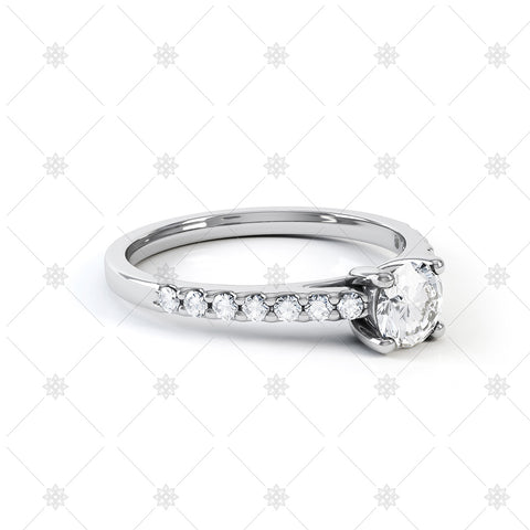 Diamond Semi Set Solitaire - LS1022