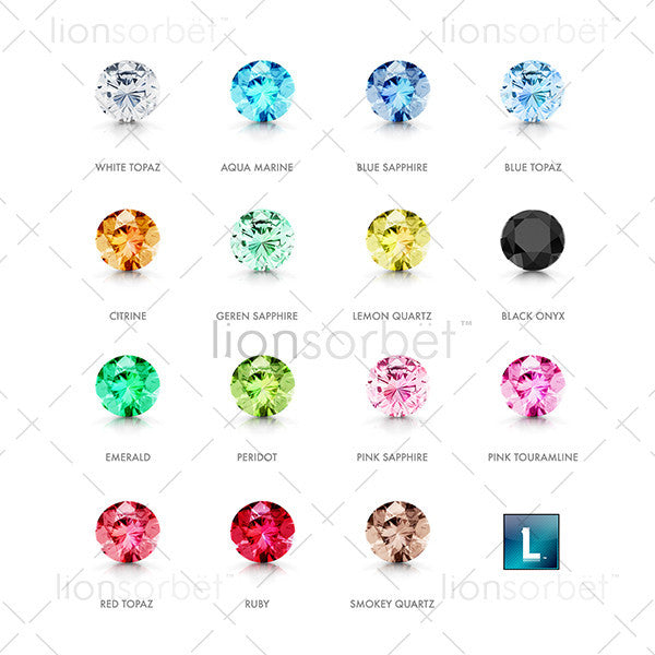 Complete Gemstone Colour Pack JEWELLERY GRAPHICS