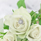 Halo Diamond Ring & White Rose  - NC3002