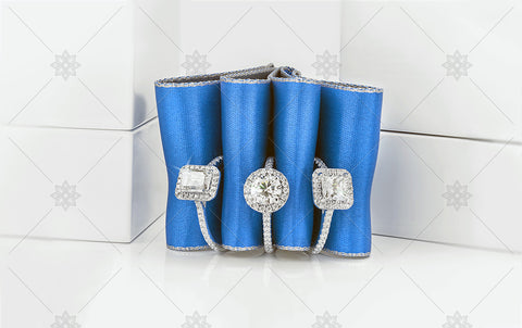 Blue Ribbon Engagement Rings  - NE1019A