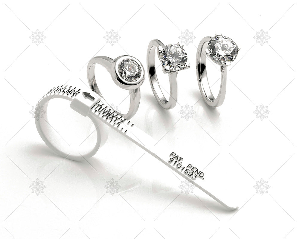 Diamond Rings and Finger Sizer - NE1022B
