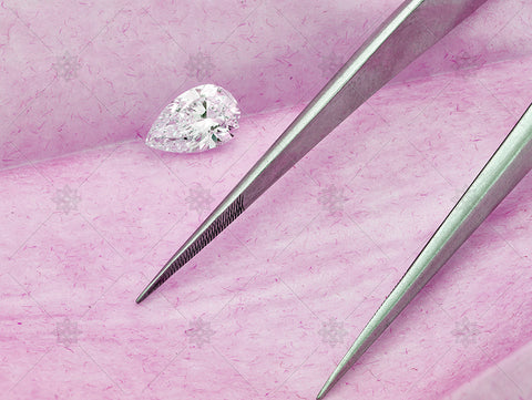 Pear Diamond GSI2 on Pink  - NE1027C