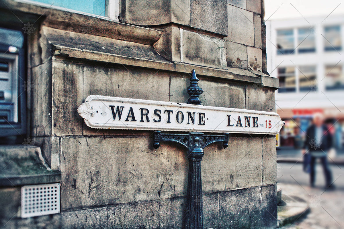 Warston Lane Street Sign Birmingham  - PL1014