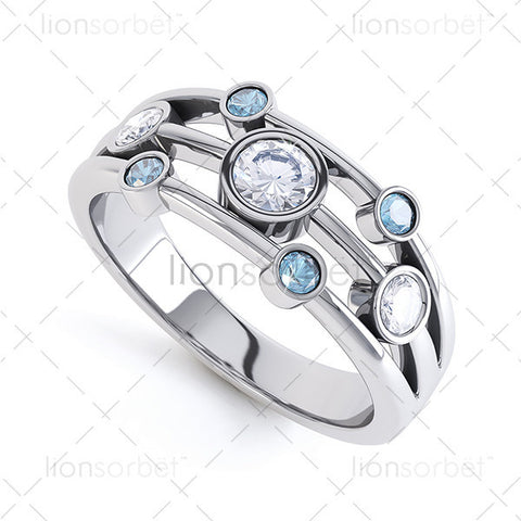 RL44 (blue stones) 7 Stone