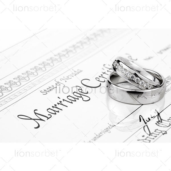 Wedding Rings and Marriage Certificate - RT1062 – JEWELLERY GRAPHICS