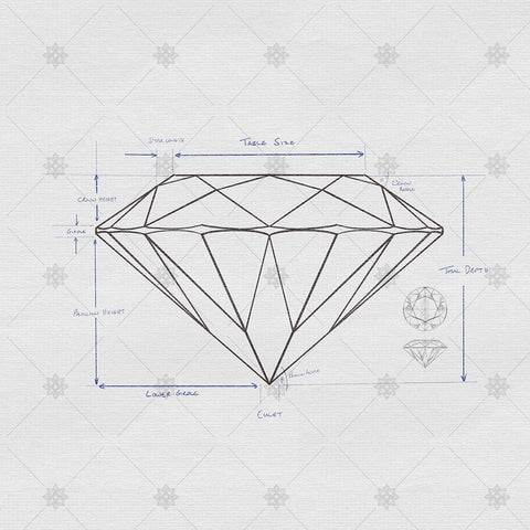 Diamond Proportions and Anatomy Sketch - SK1059