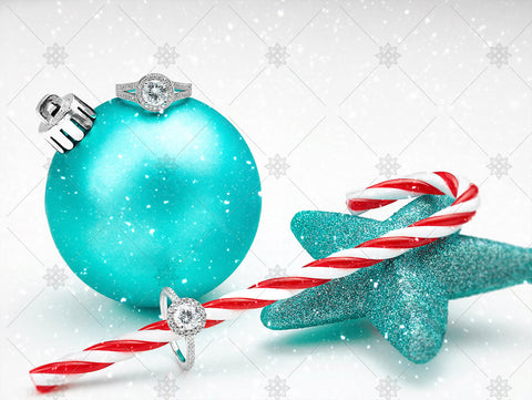 Diamond Rings with Candy Christmas - WC1013