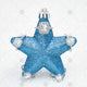 Blue Christmas Star Diamond Rings  - WC1027