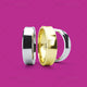 beveled Wedding ring image pink