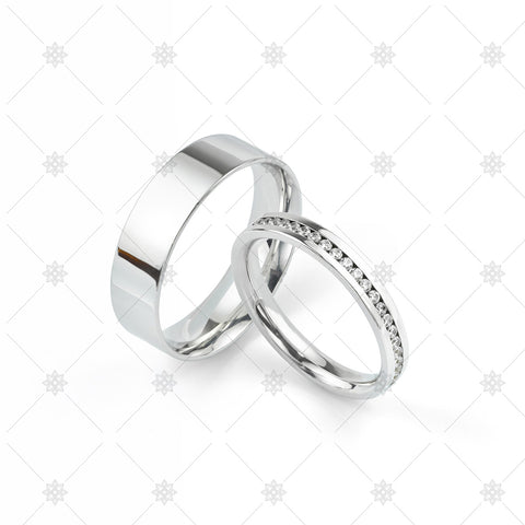 Wedding ring set - WP1049
