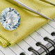 Round Diamond on Yellow cloth  - MJ1045