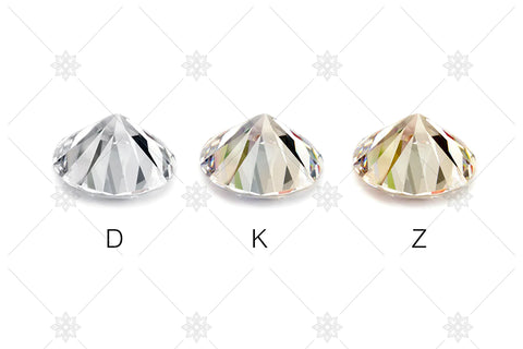 Jewellery stock photography - photograph showing diamond colour